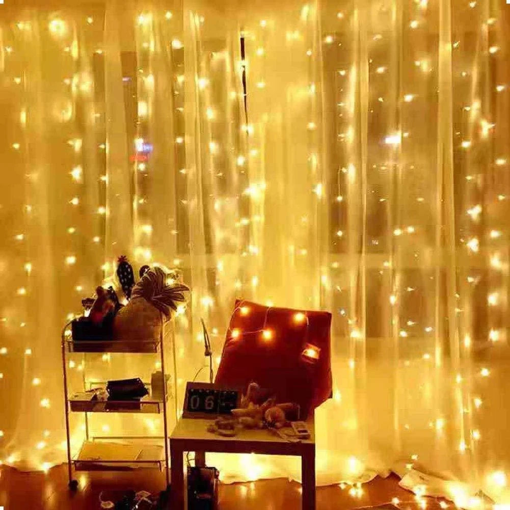 Christmas Curtain Fairy Lights