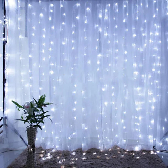 Christmas Curtain Fairy Lights