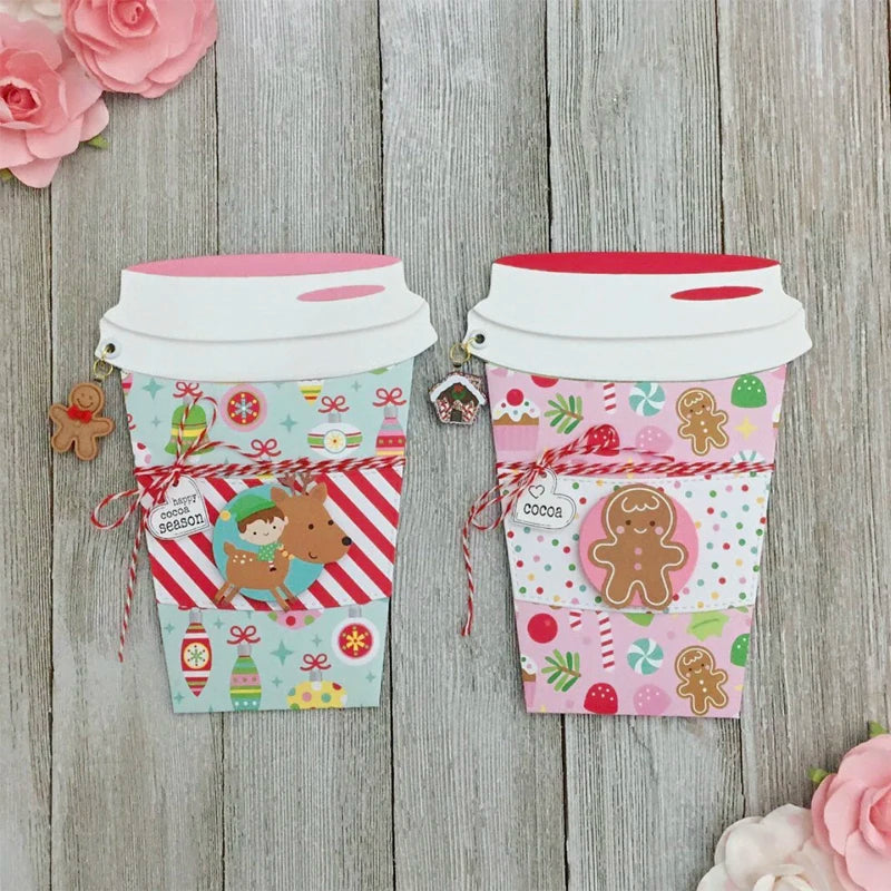 Coffee Cup Gift Card Holder Die