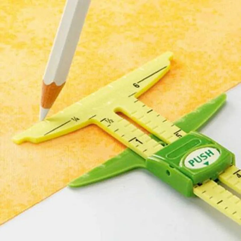 5-in-1 Sliding Sewing Gauge Ruler