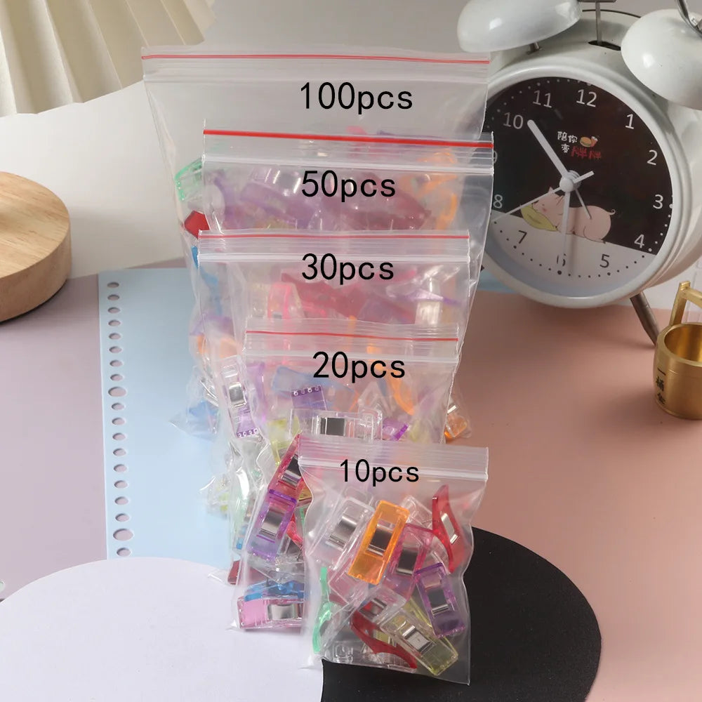 Mini Plastic Sewing & Craft Clips