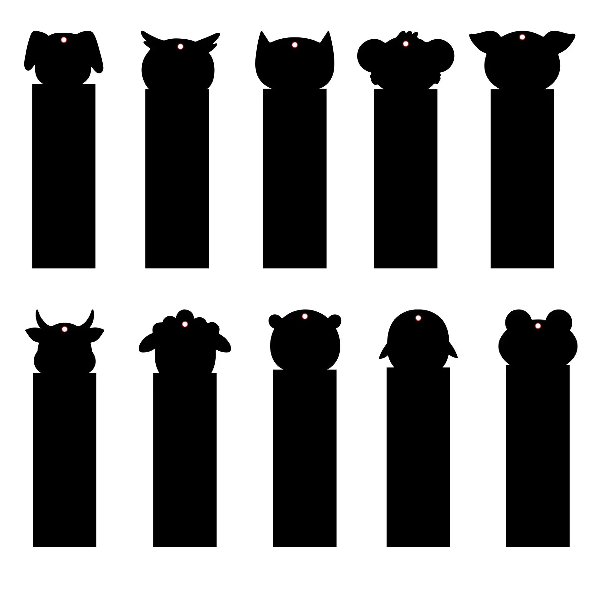 24Pcs Animal Scratch Art Paper Set