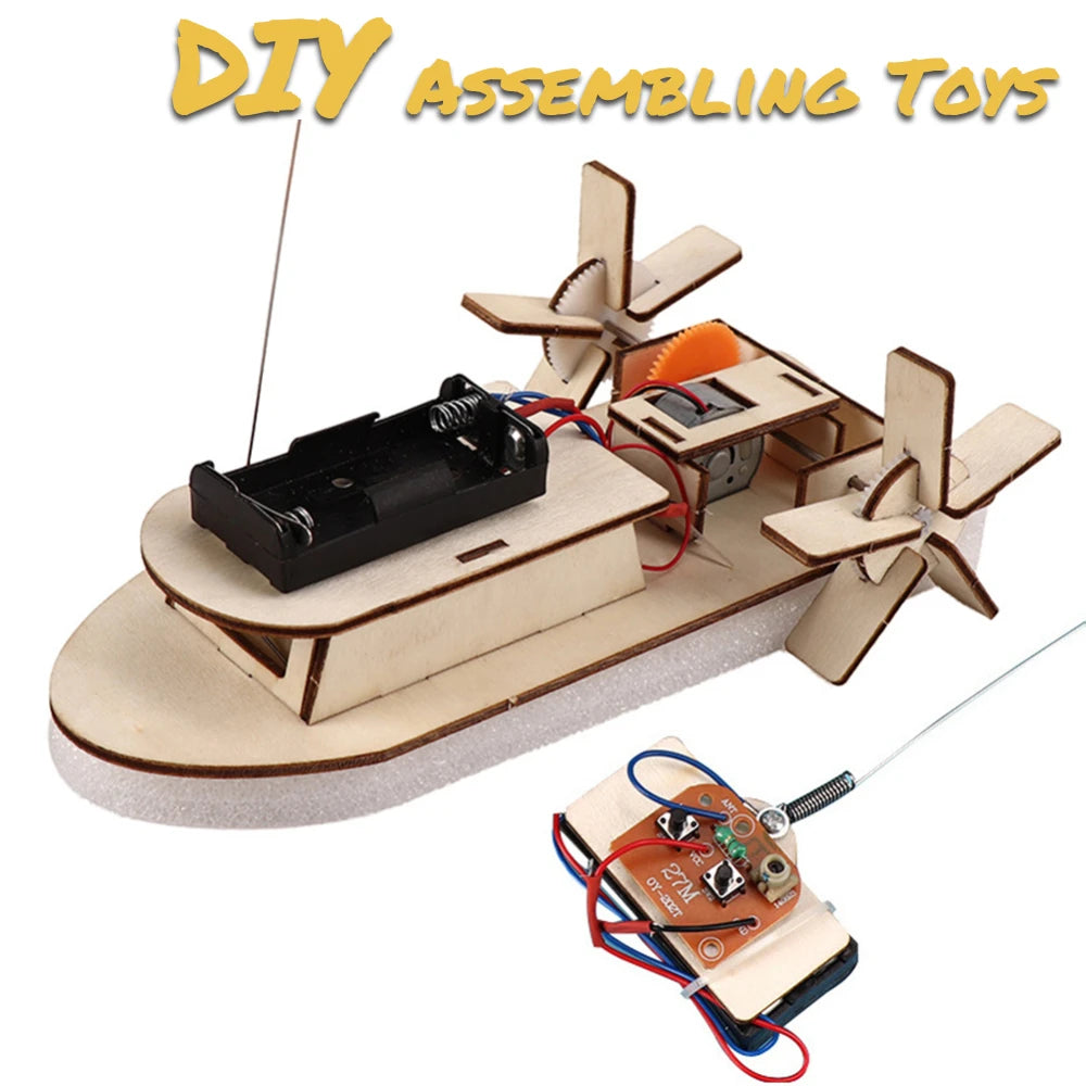 DIY Paddle Wheel Ship Model Kit