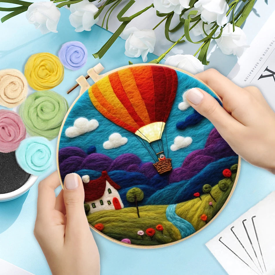 DIY Wool Felting Painting Kit