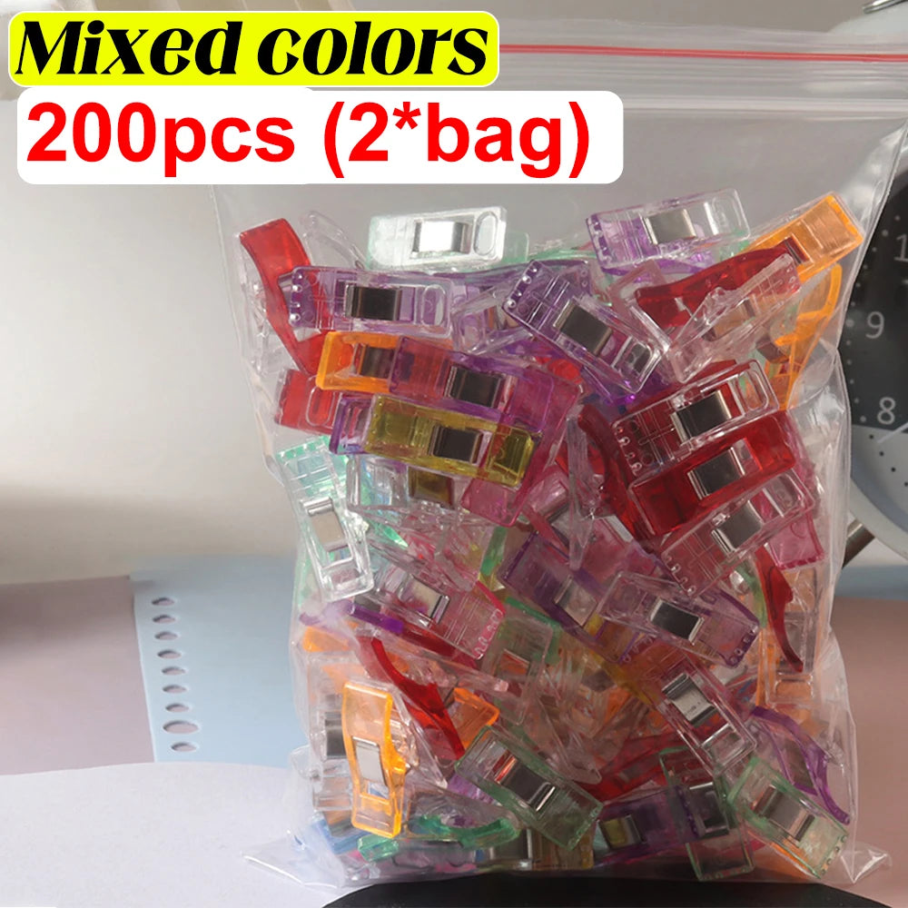 Mini Plastic Sewing & Craft Clips