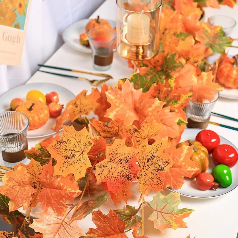 180CM Autumn Maple Leaf Garland