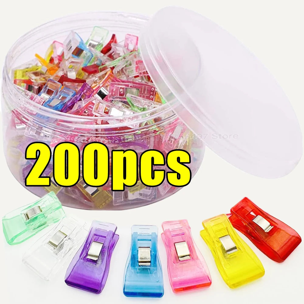 Mini Plastic Sewing & Craft Clips