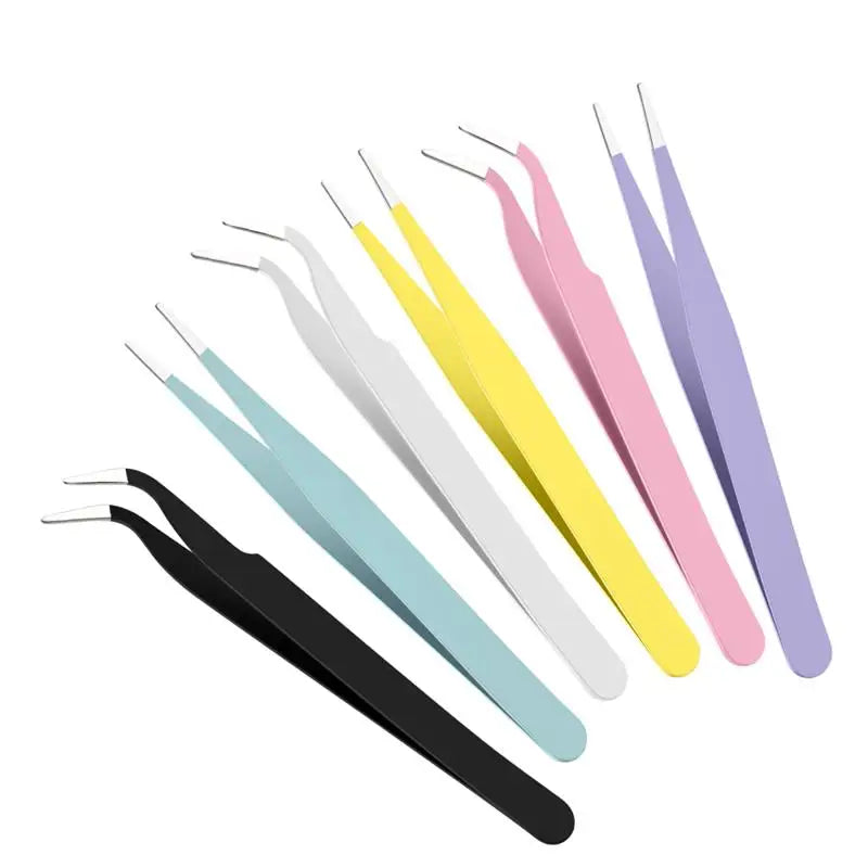 Stainless Steel Craft Tweezers Set