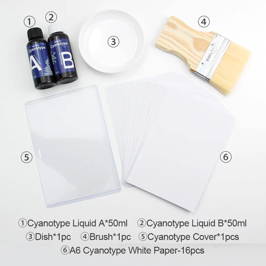Solar Cyanotype Liquid Art Set