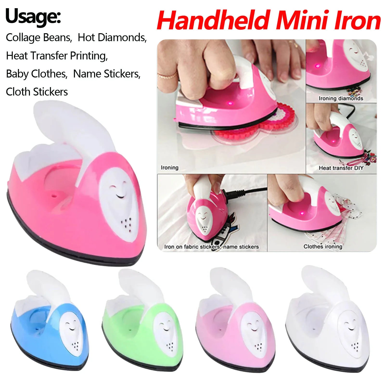 Portable Mini Heat Press Iron
