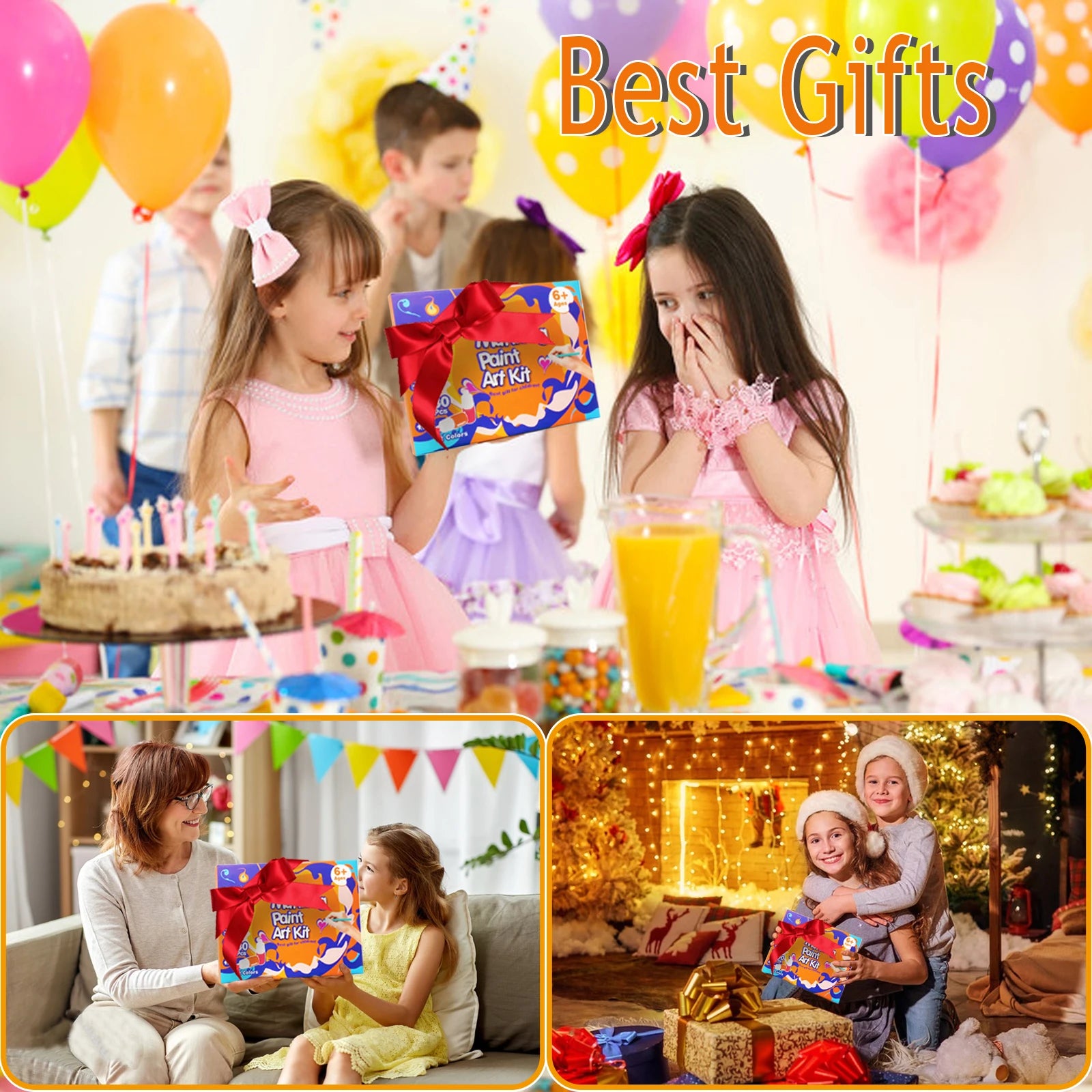 Kids Marble Painting Water Art Kit