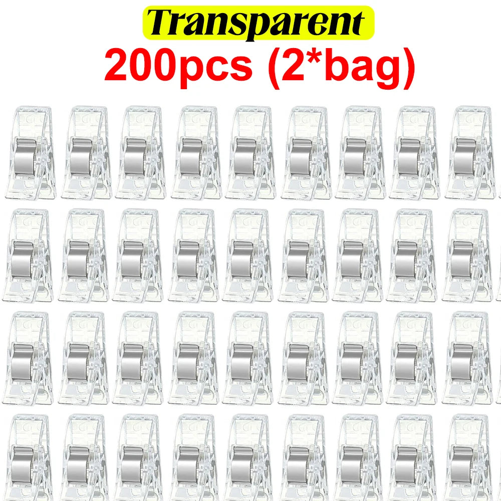 Mini Plastic Sewing & Craft Clips