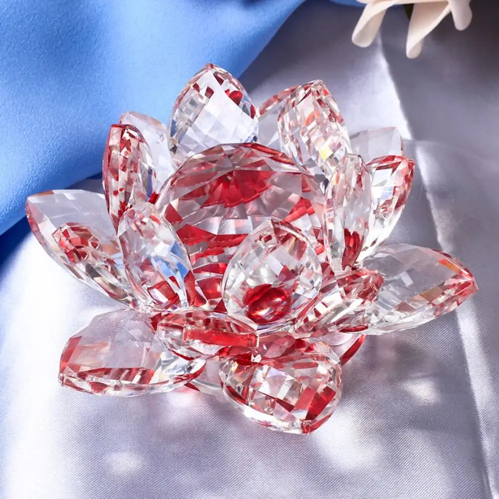 Crystal Lotus Flower Figurine