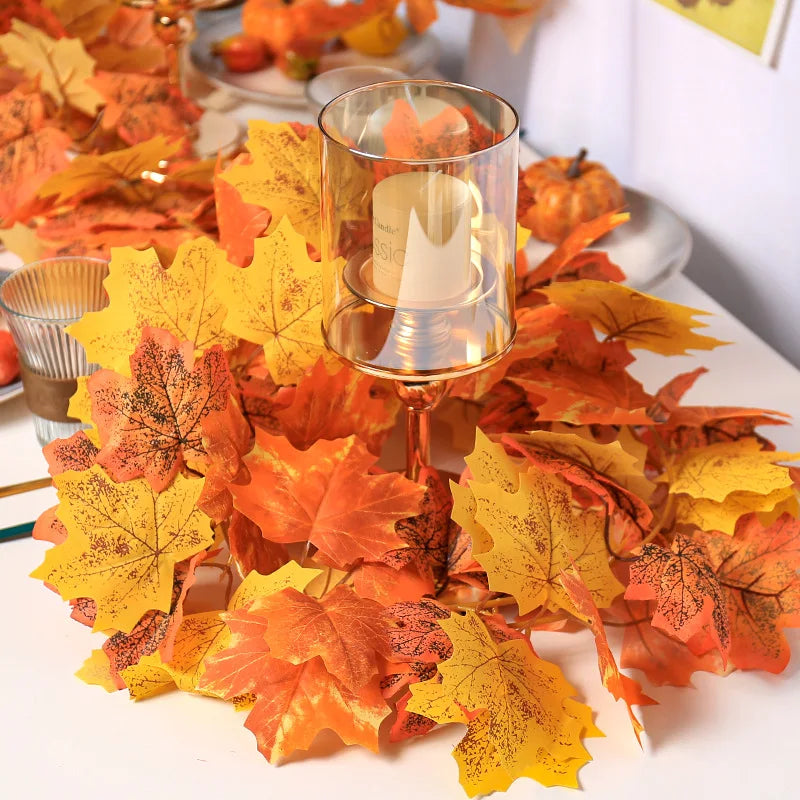 180CM Autumn Maple Leaf Garland