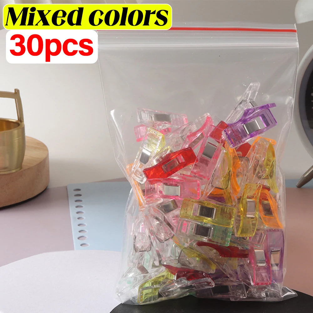 Mini Plastic Sewing & Craft Clips