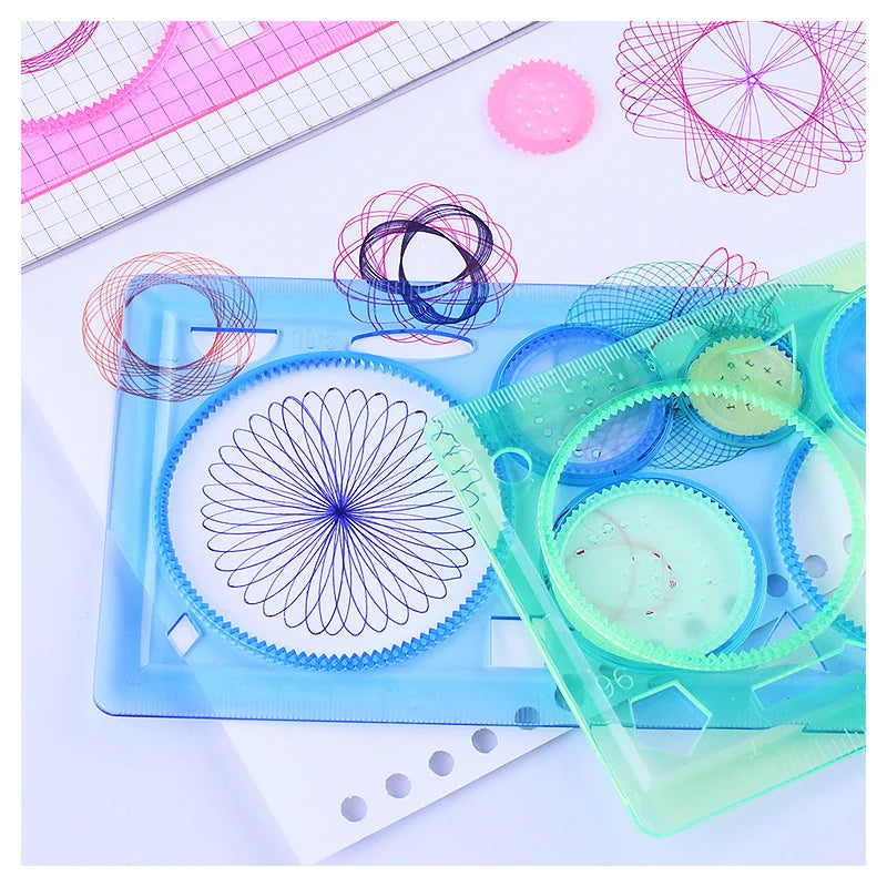 Geometry Spirograph Drawing Set