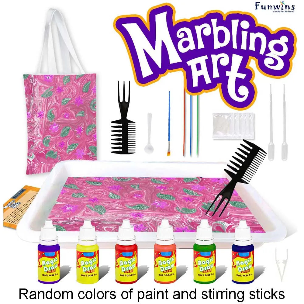 Kids Marble Painting Water Art Kit