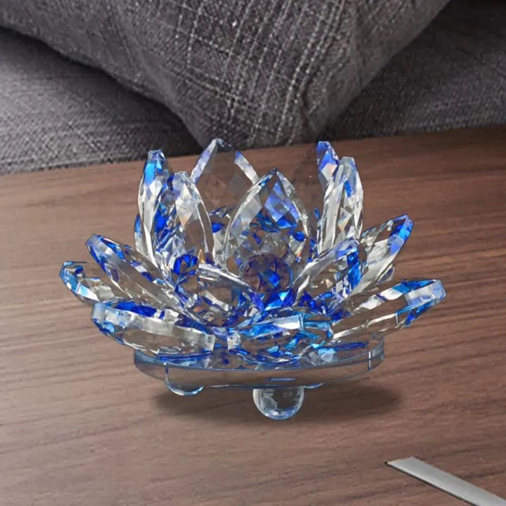 Crystal Lotus Flower Figurine