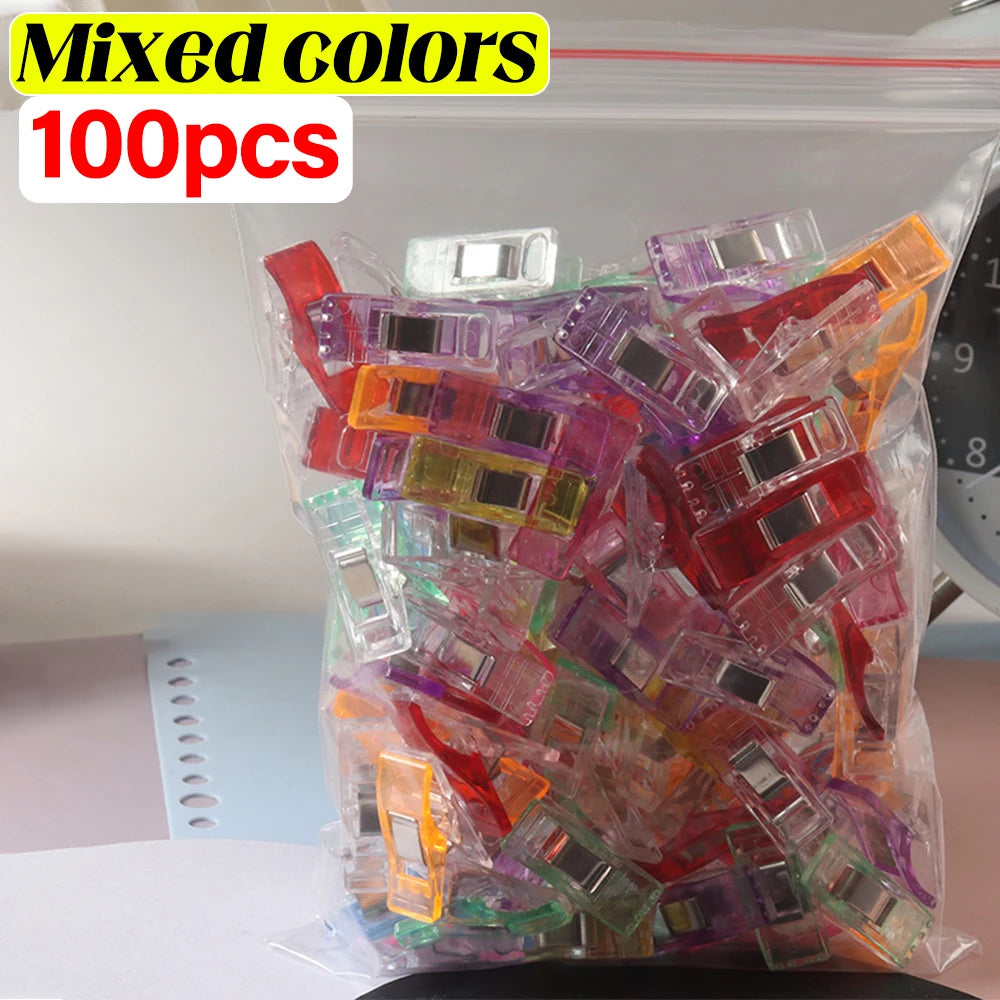Mini Plastic Sewing & Craft Clips