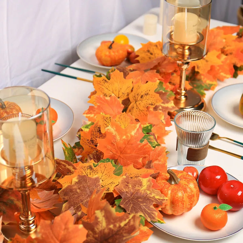 180CM Autumn Maple Leaf Garland
