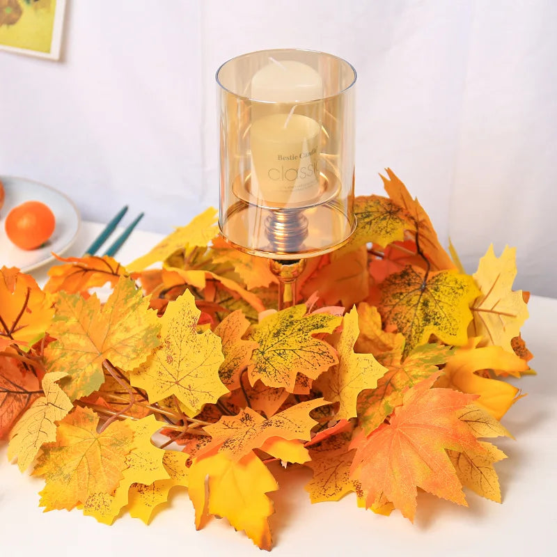 180CM Autumn Maple Leaf Garland