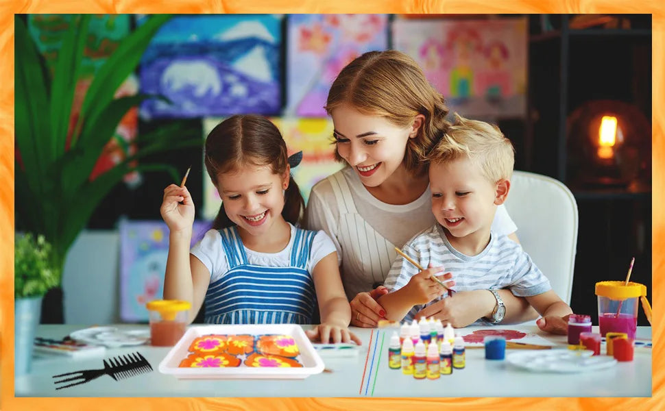 Kids Marble Painting Water Art Kit