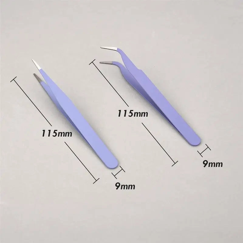 Stainless Steel Craft Tweezers Set