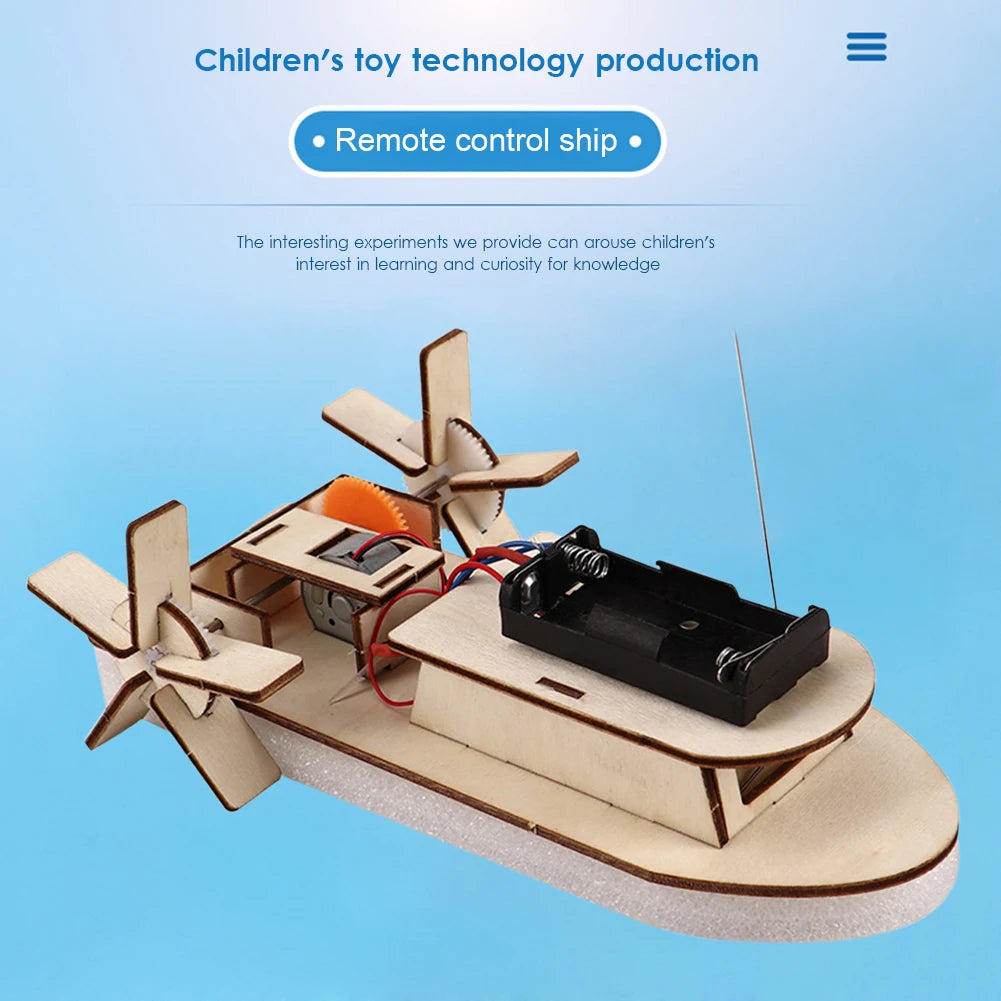 DIY Paddle Wheel Ship Model Kit