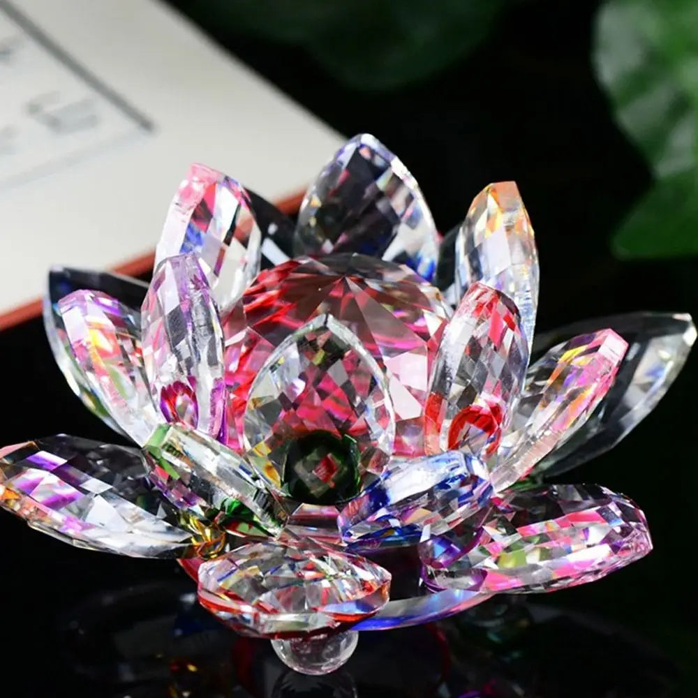 Crystal Lotus Flower Figurine