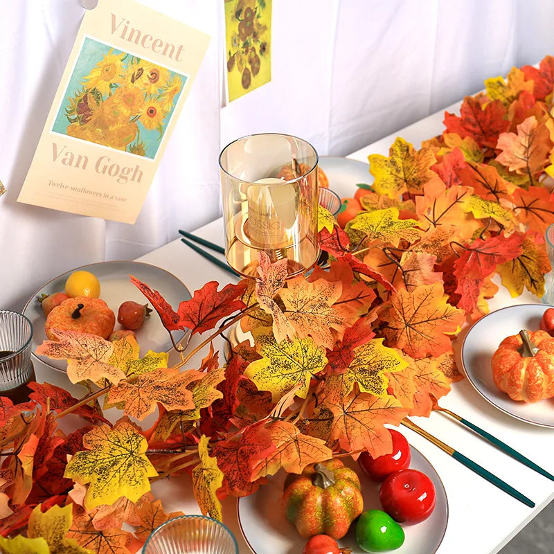 180CM Autumn Maple Leaf Garland