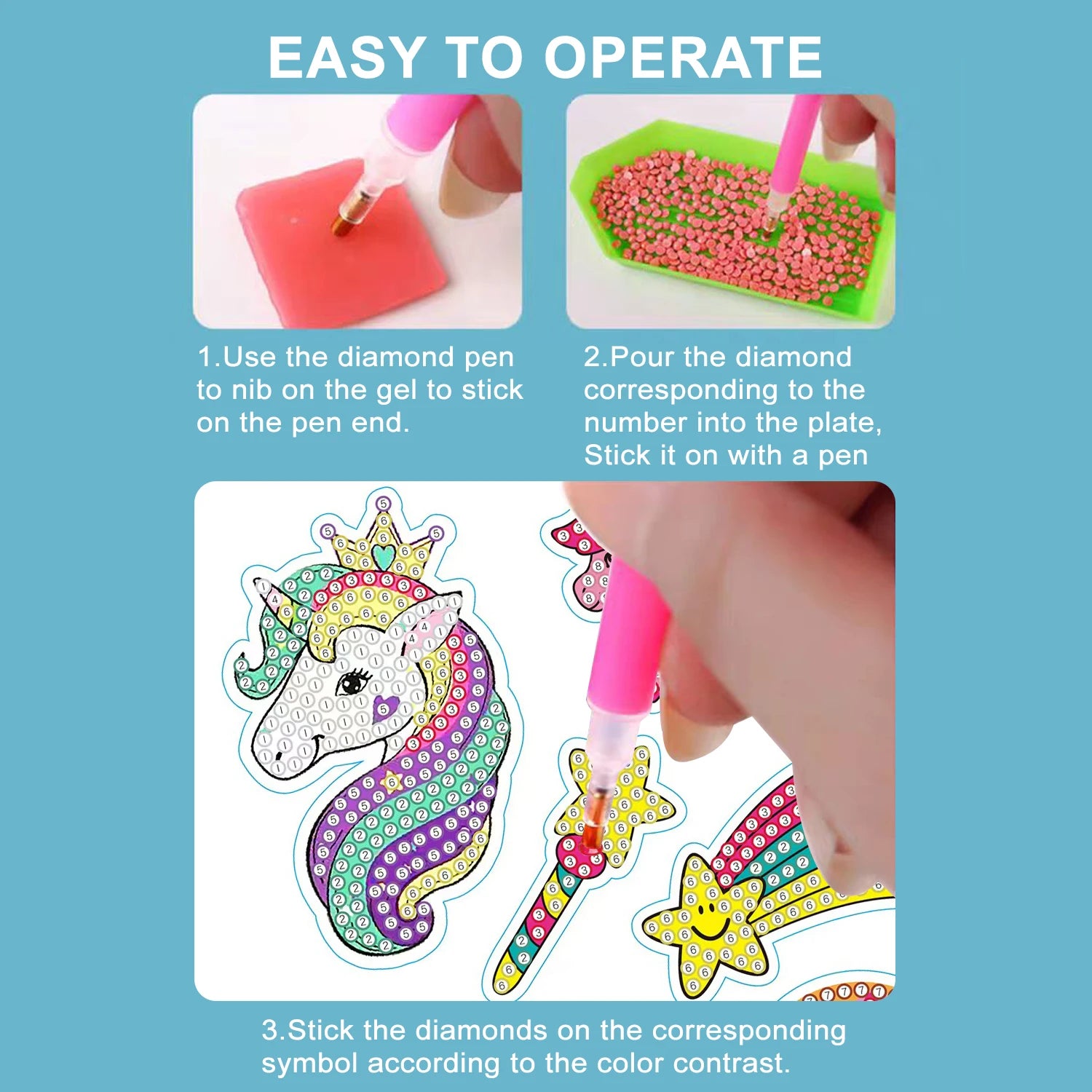 Mermaid Water Bottle Decorating Kit