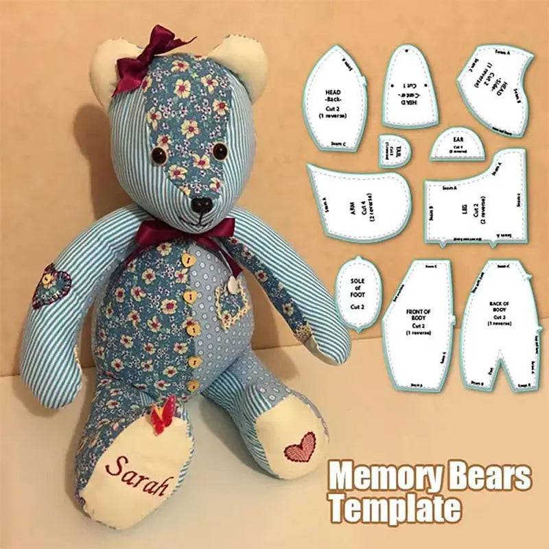 YOMDID Memory Bears Sewing Template