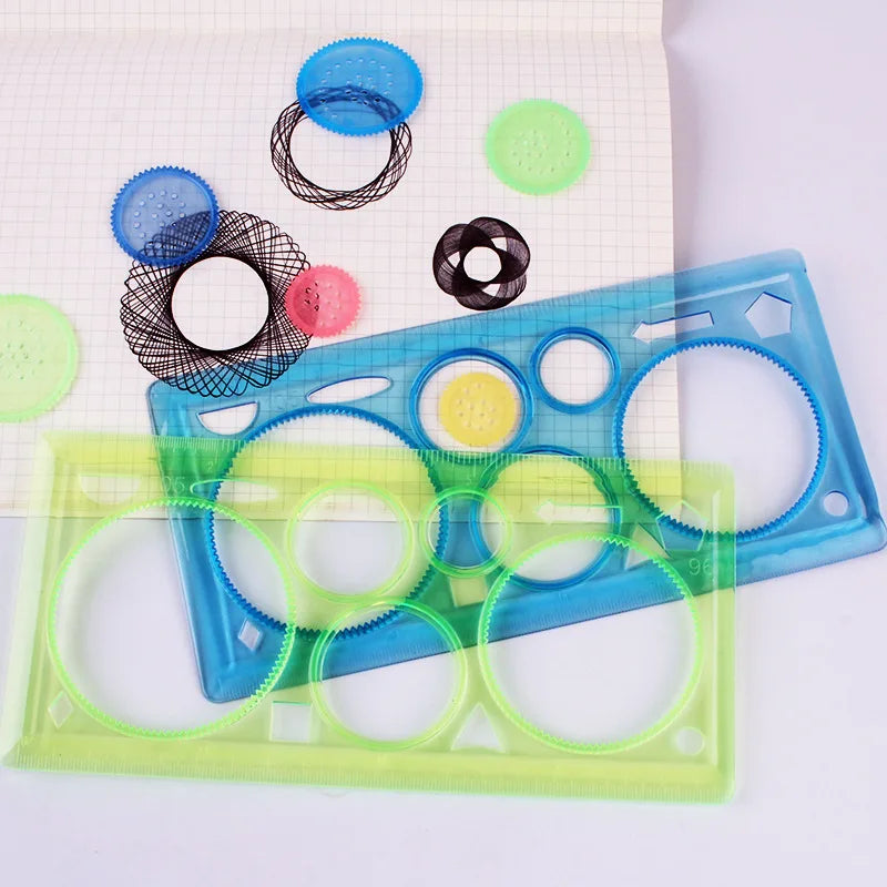 Geometry Spirograph Drawing Set
