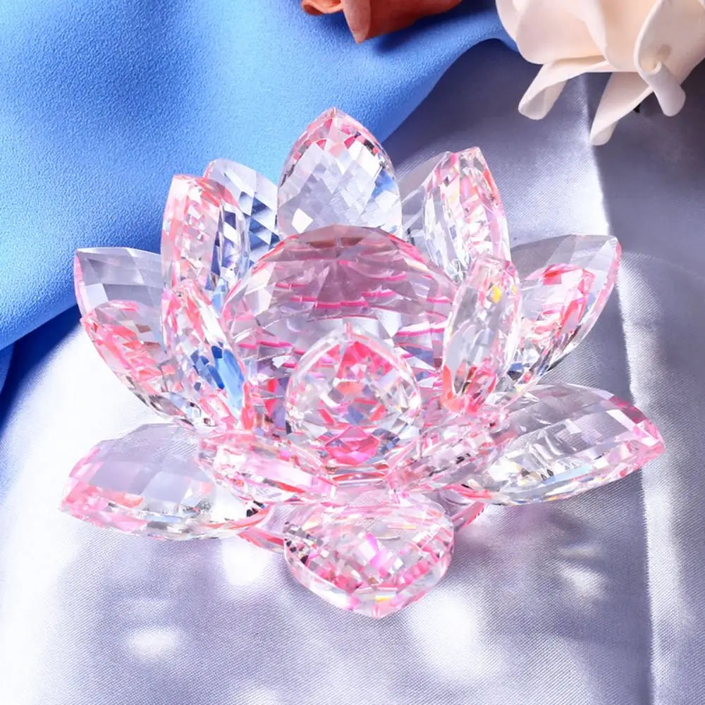 Crystal Lotus Flower Figurine