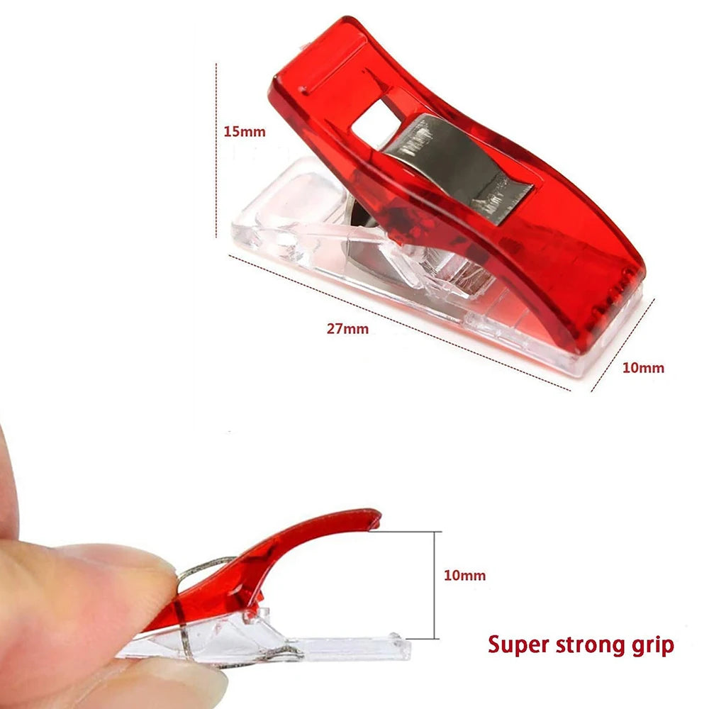 Mini Plastic Sewing & Craft Clips