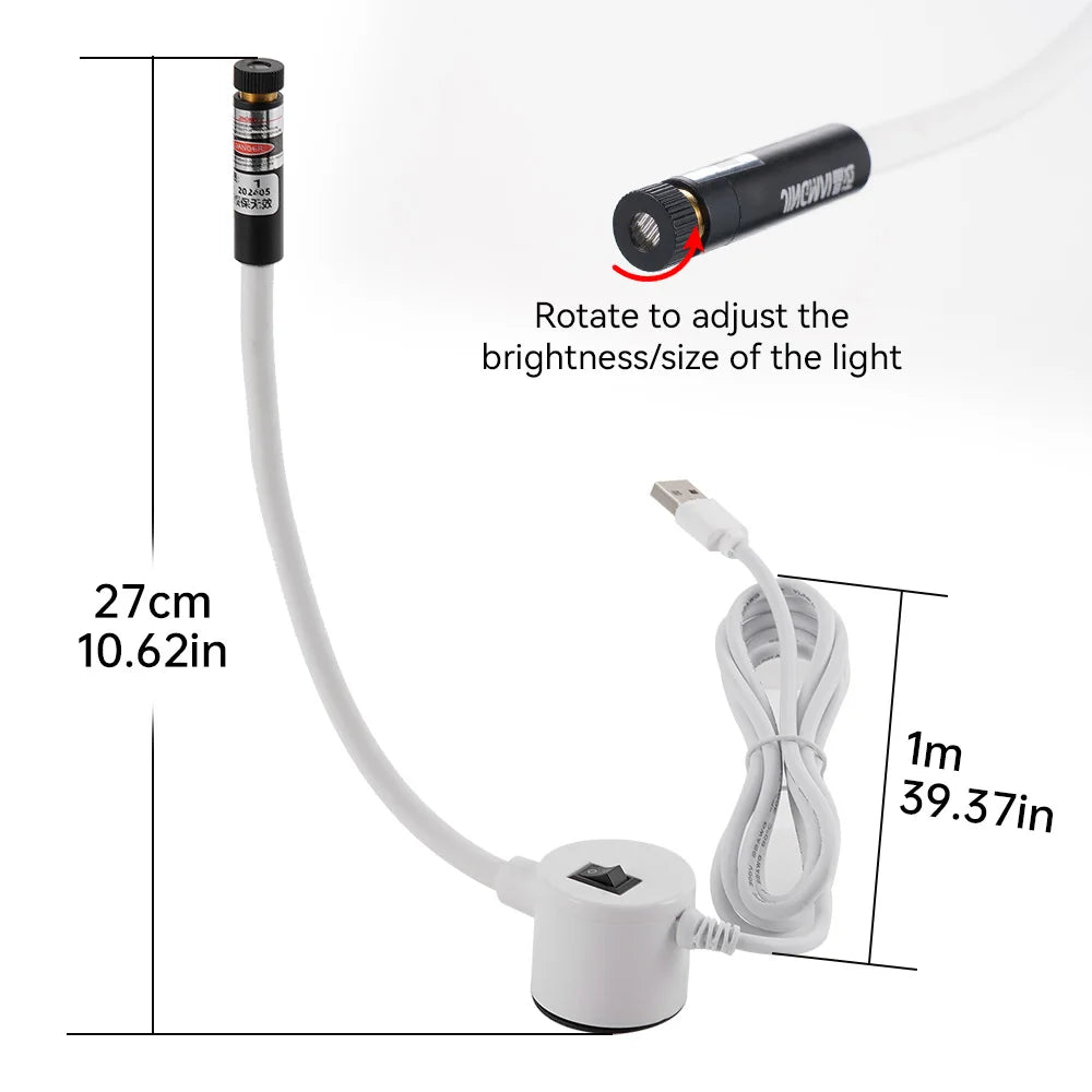 USB Red Laser Positioning Light