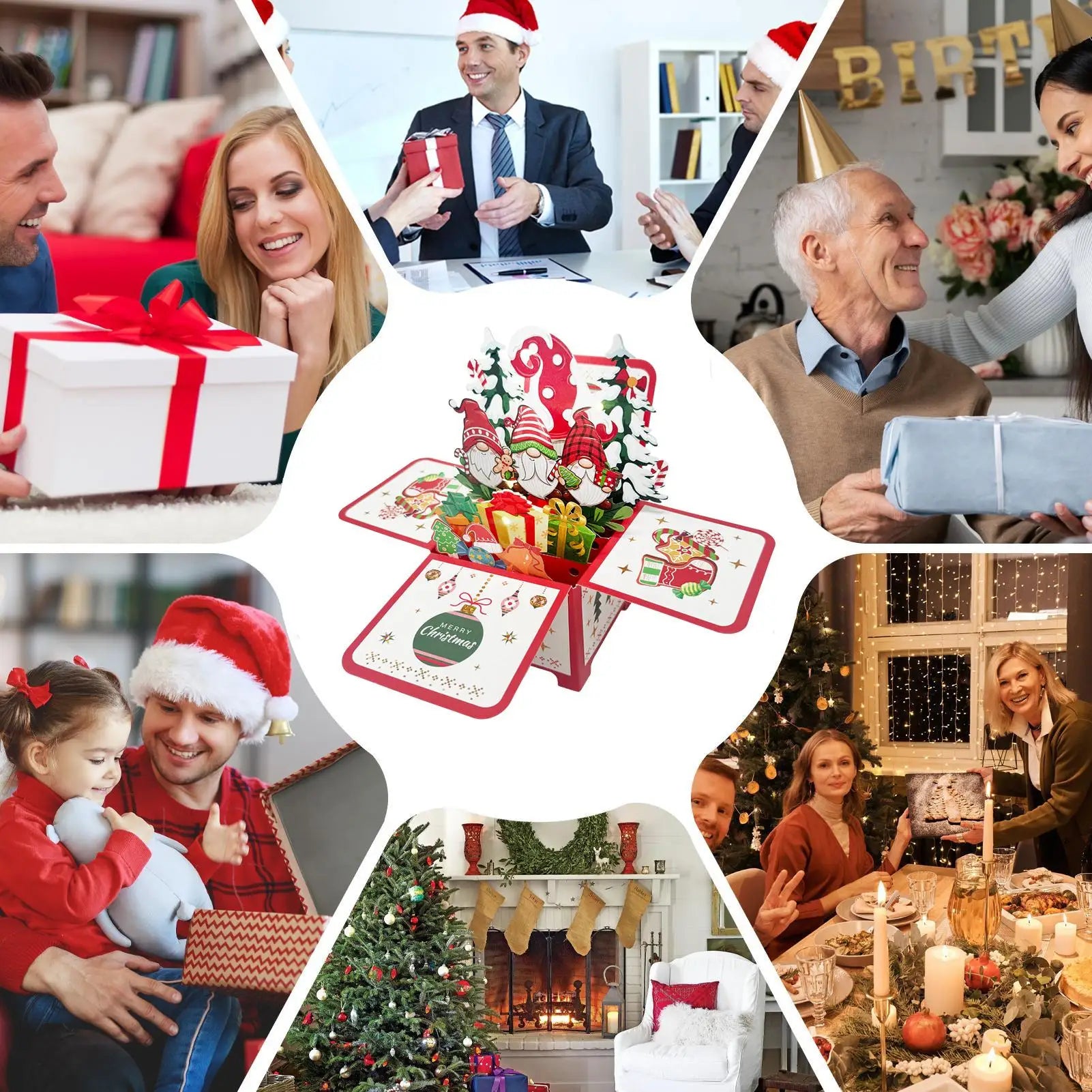 3D Musical Christmas Gnome Card