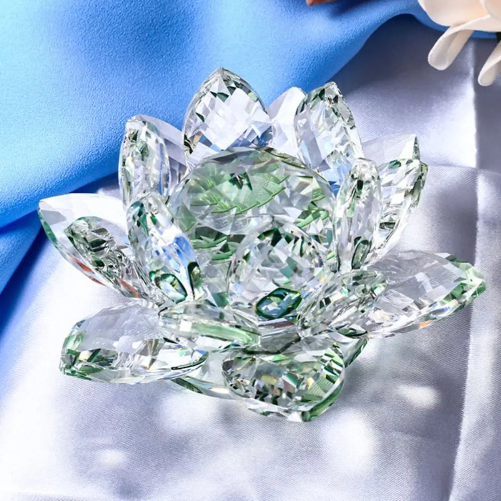 Crystal Lotus Flower Figurine