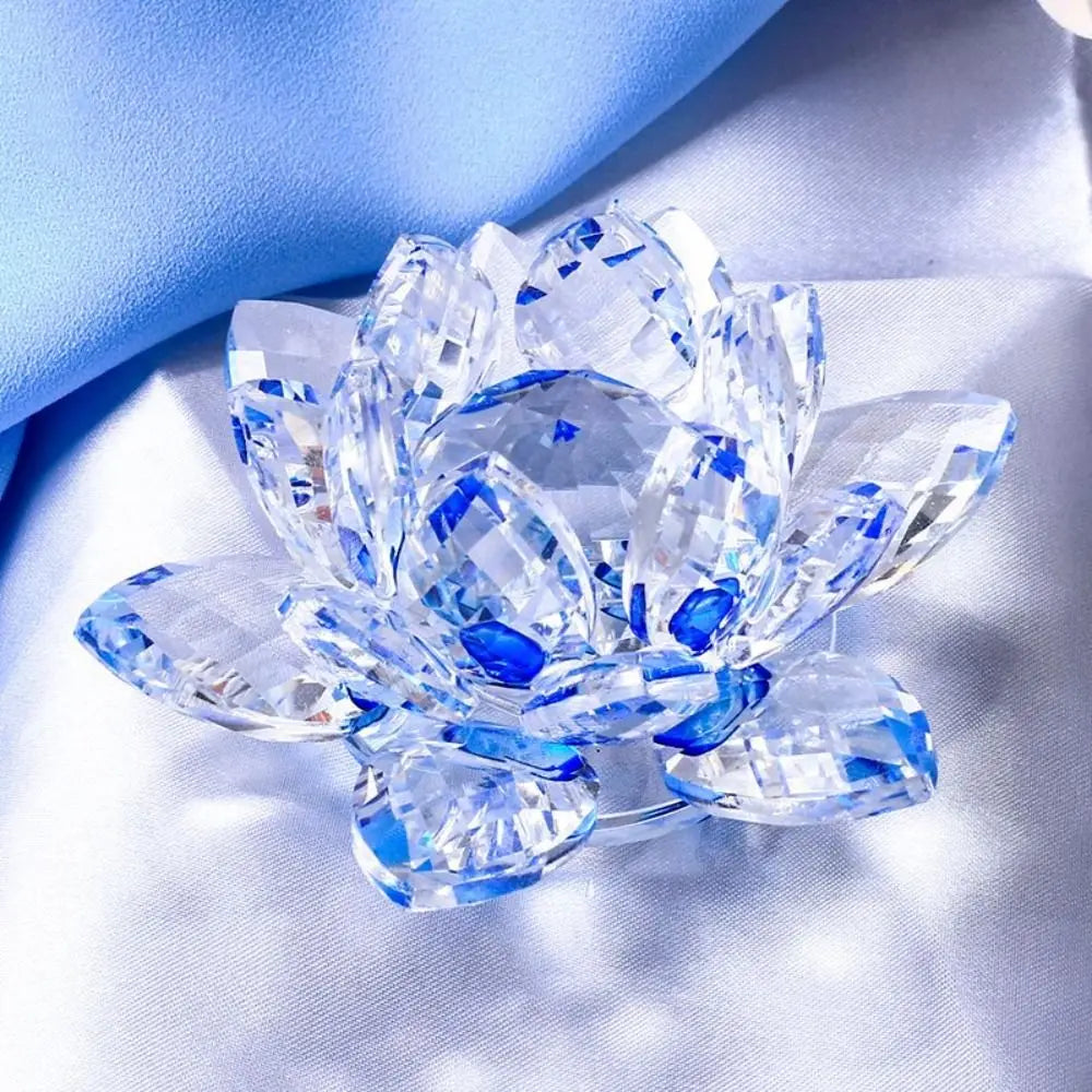 Crystal Lotus Flower Figurine