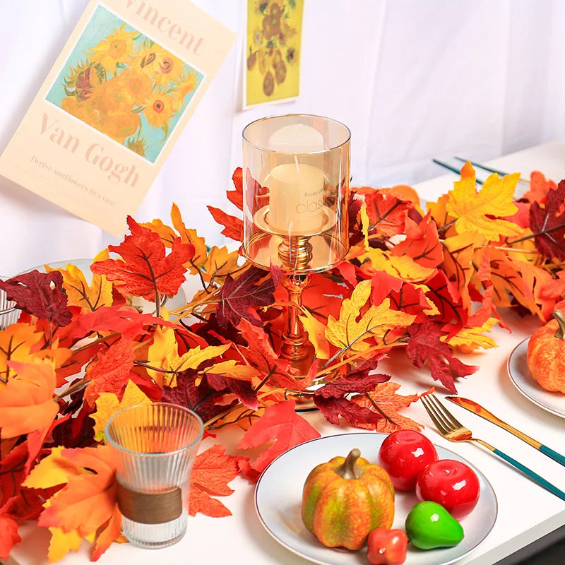 180CM Autumn Maple Leaf Garland