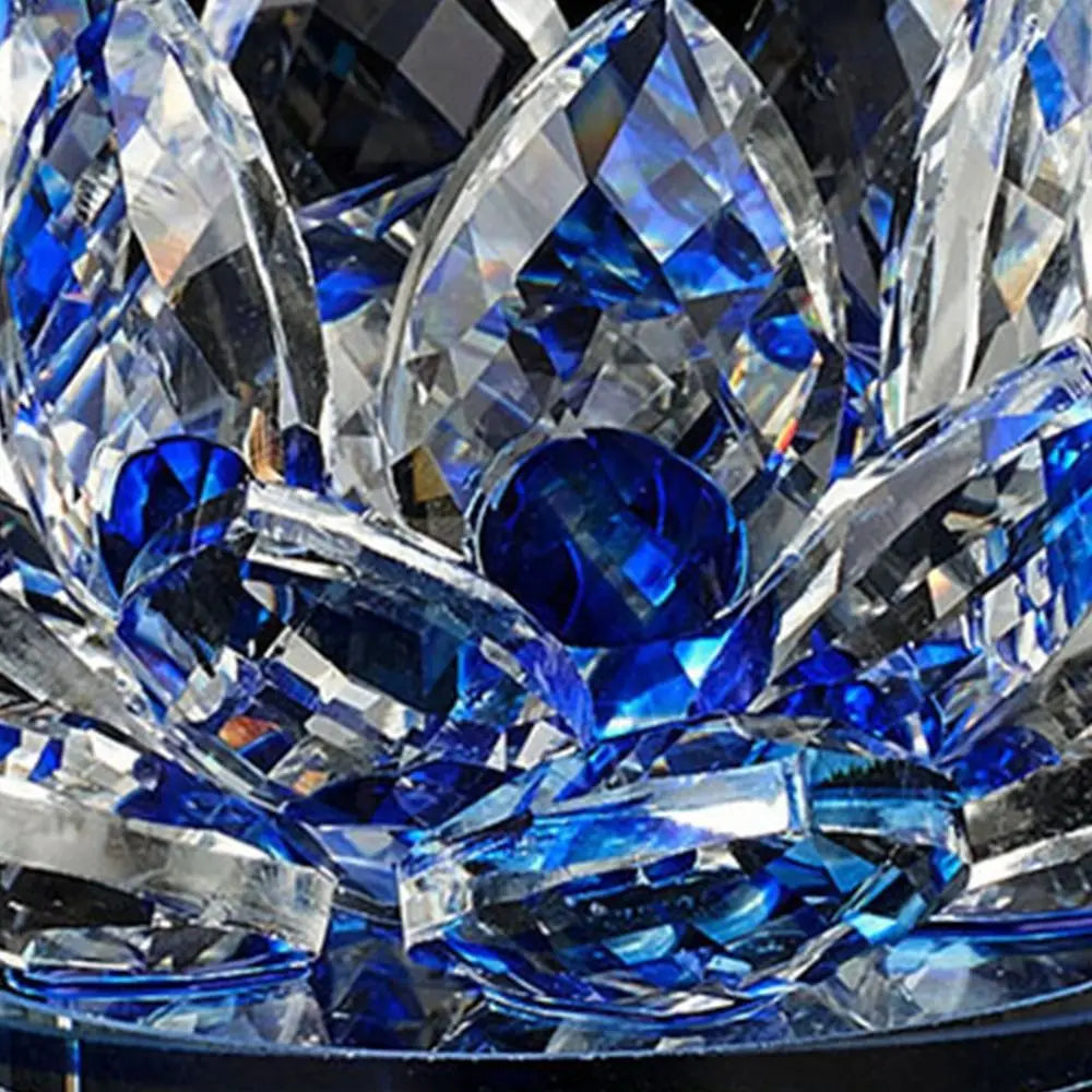 Crystal Lotus Flower Figurine