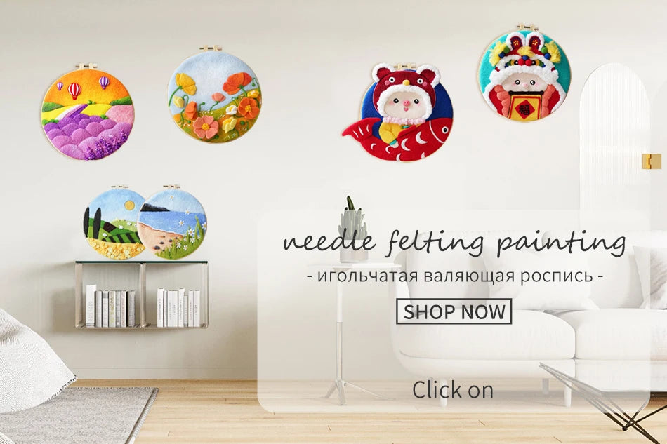 DIY Wool Felting Painting Kit