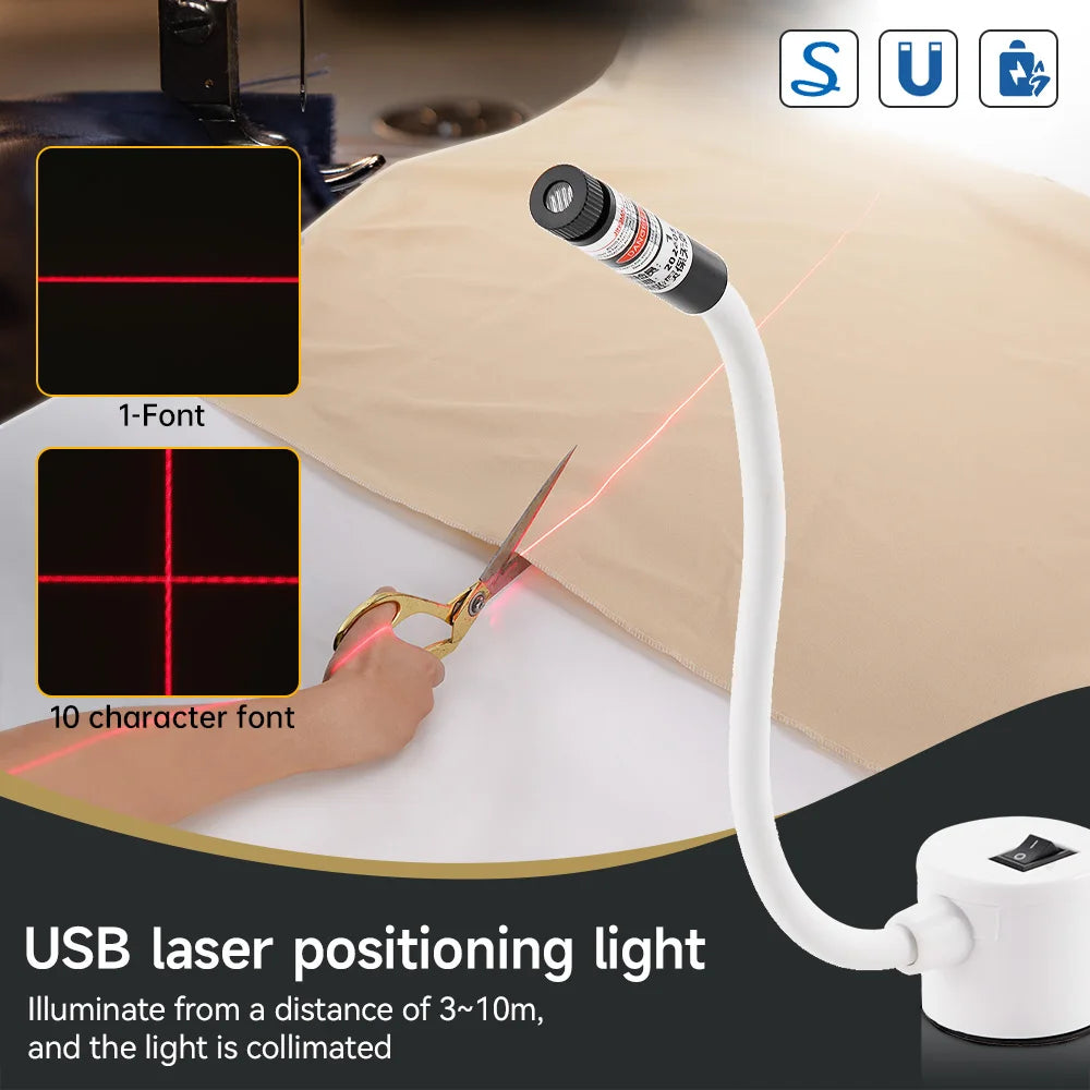 USB Red Laser Positioning Light