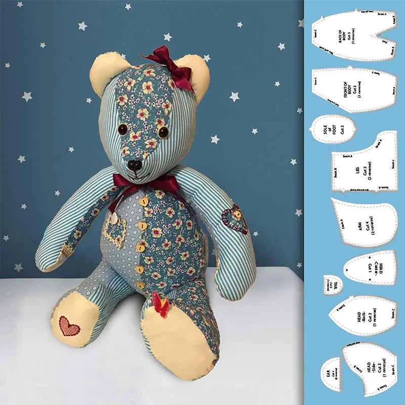 YOMDID Memory Bears Sewing Template