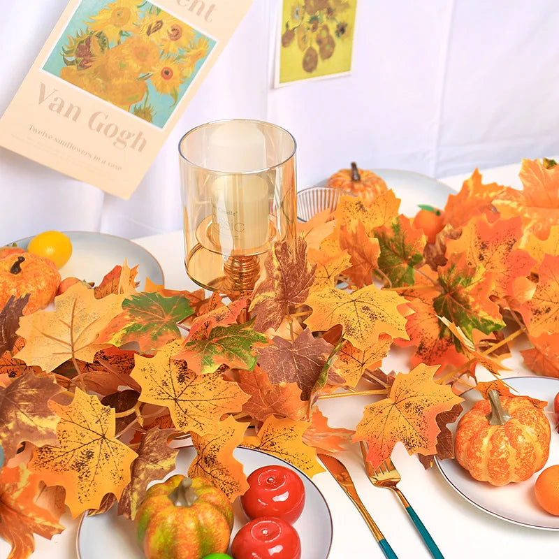 180CM Autumn Maple Leaf Garland