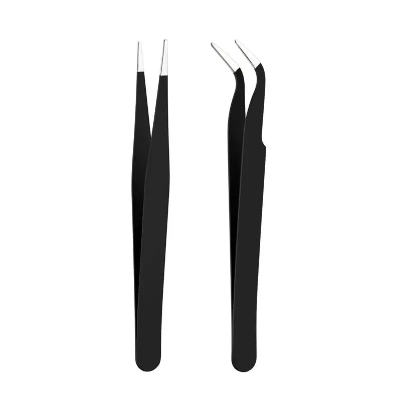 Stainless Steel Craft Tweezers Set
