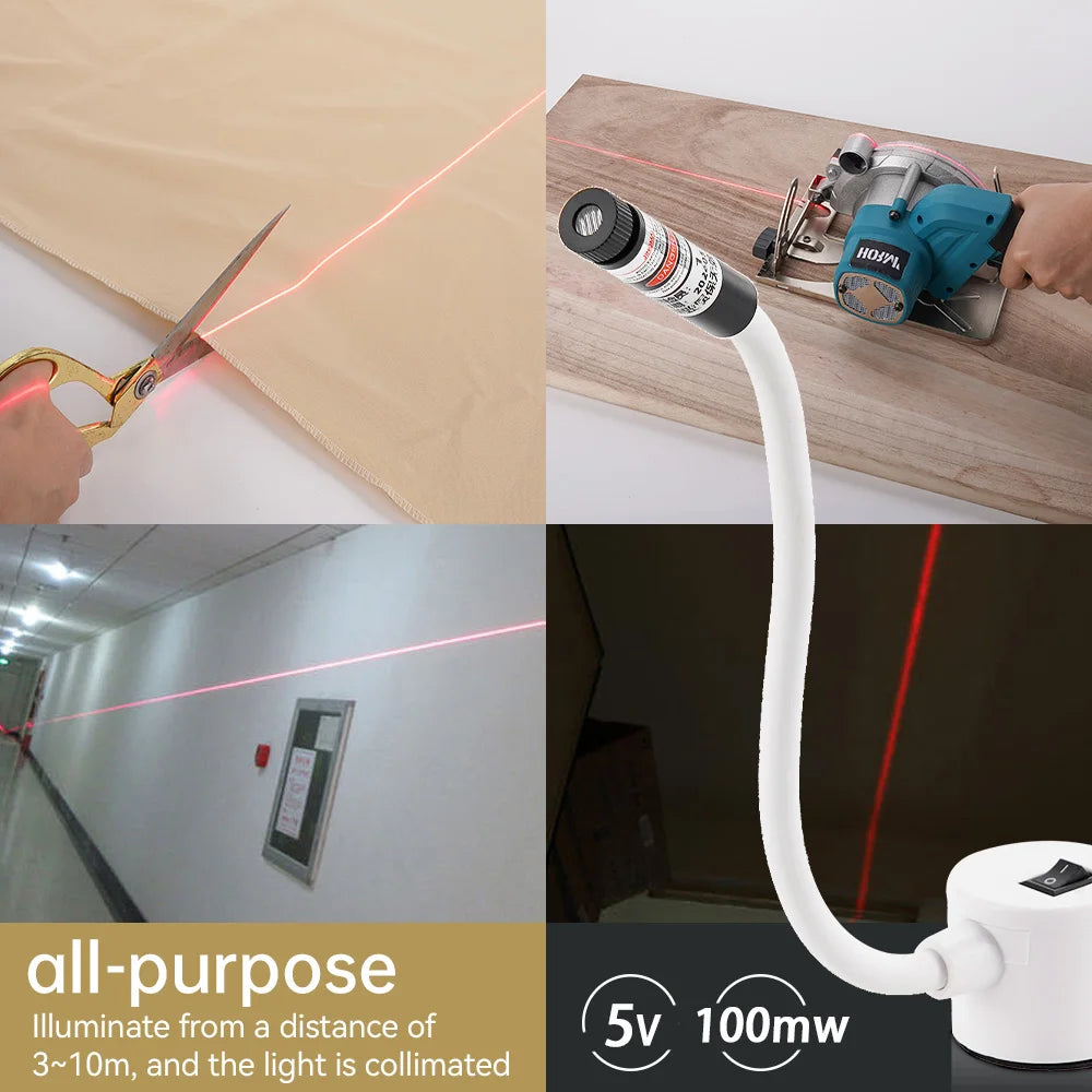 USB Red Laser Positioning Light