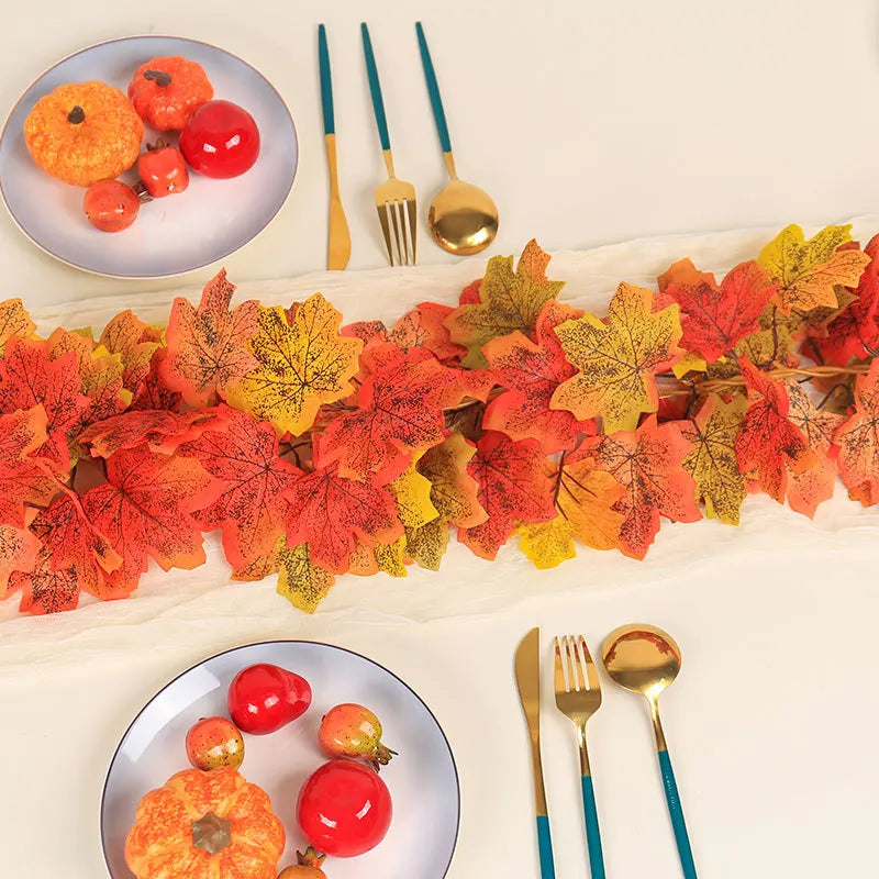 180CM Autumn Maple Leaf Garland