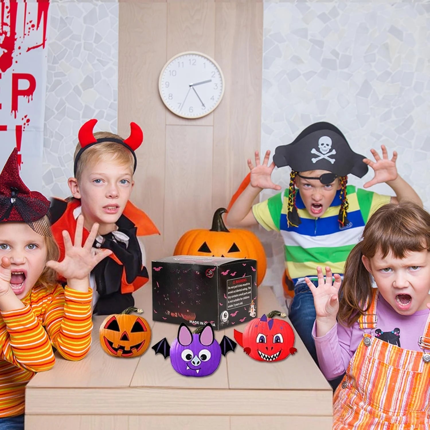 Kids Air Dry Clay Halloween Craft Kit